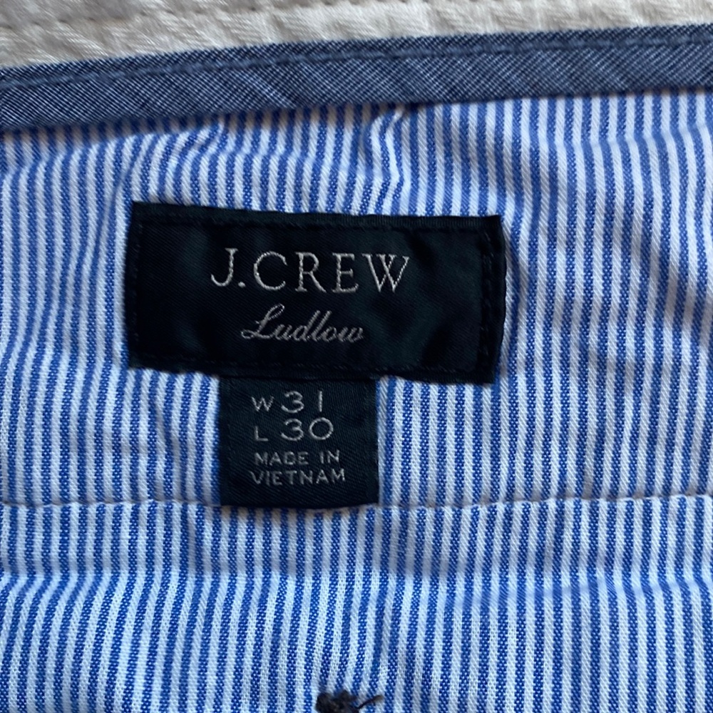 J.Crew Ludlowe Khaki. Size 31Wx30L.